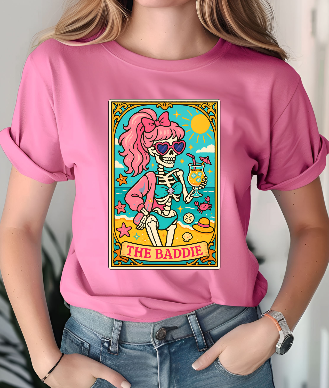 The Baddie Tarot Card DTF Transfer