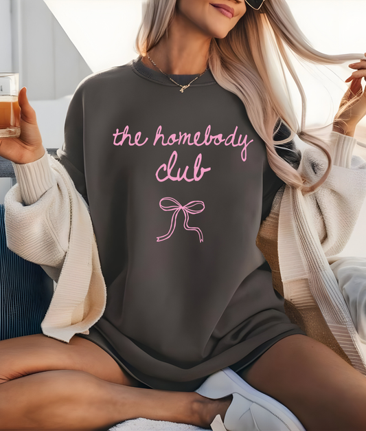 The Homebody Club - Pink DTF Transfer