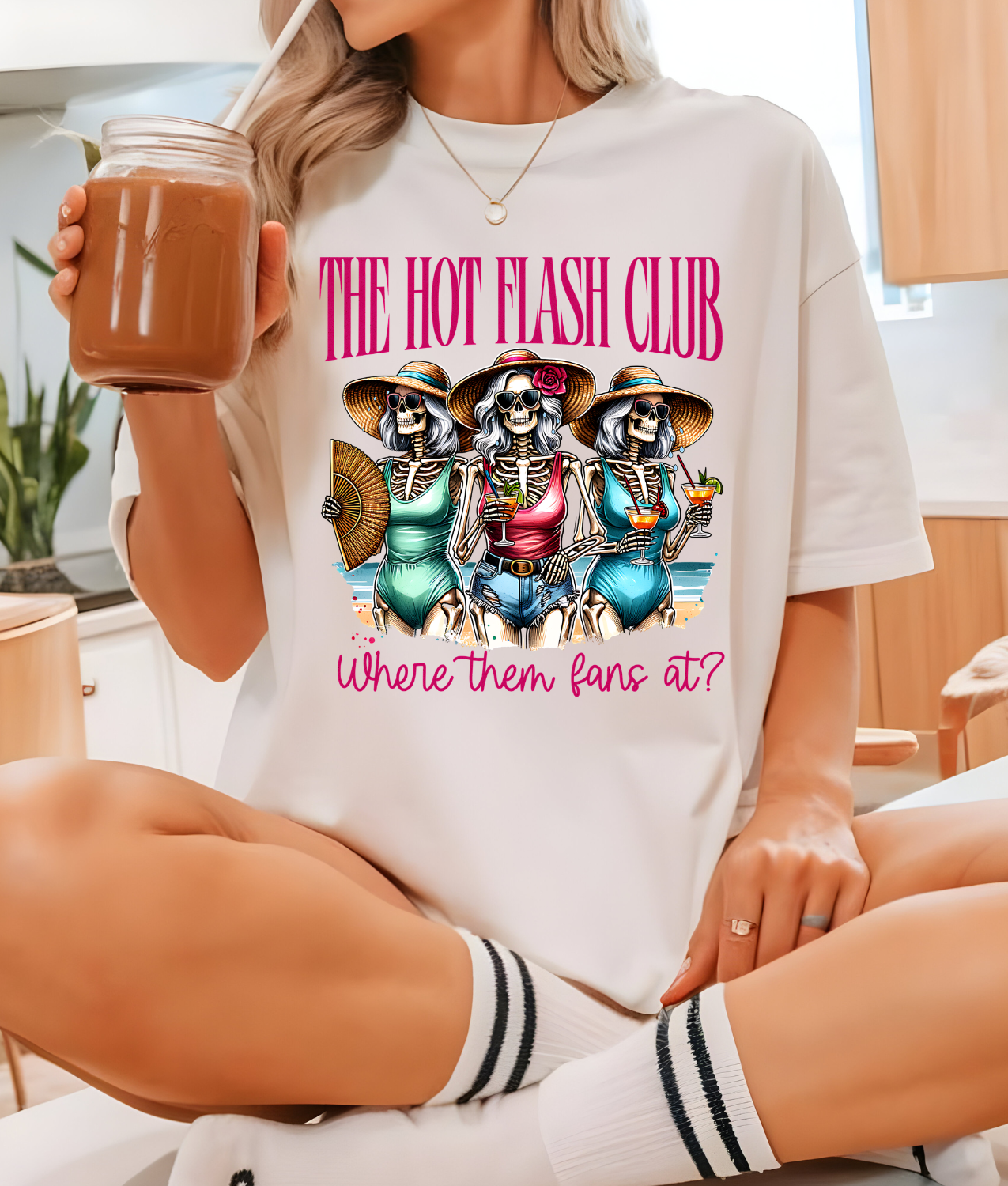 The Hot Flash Club DTF Transfer