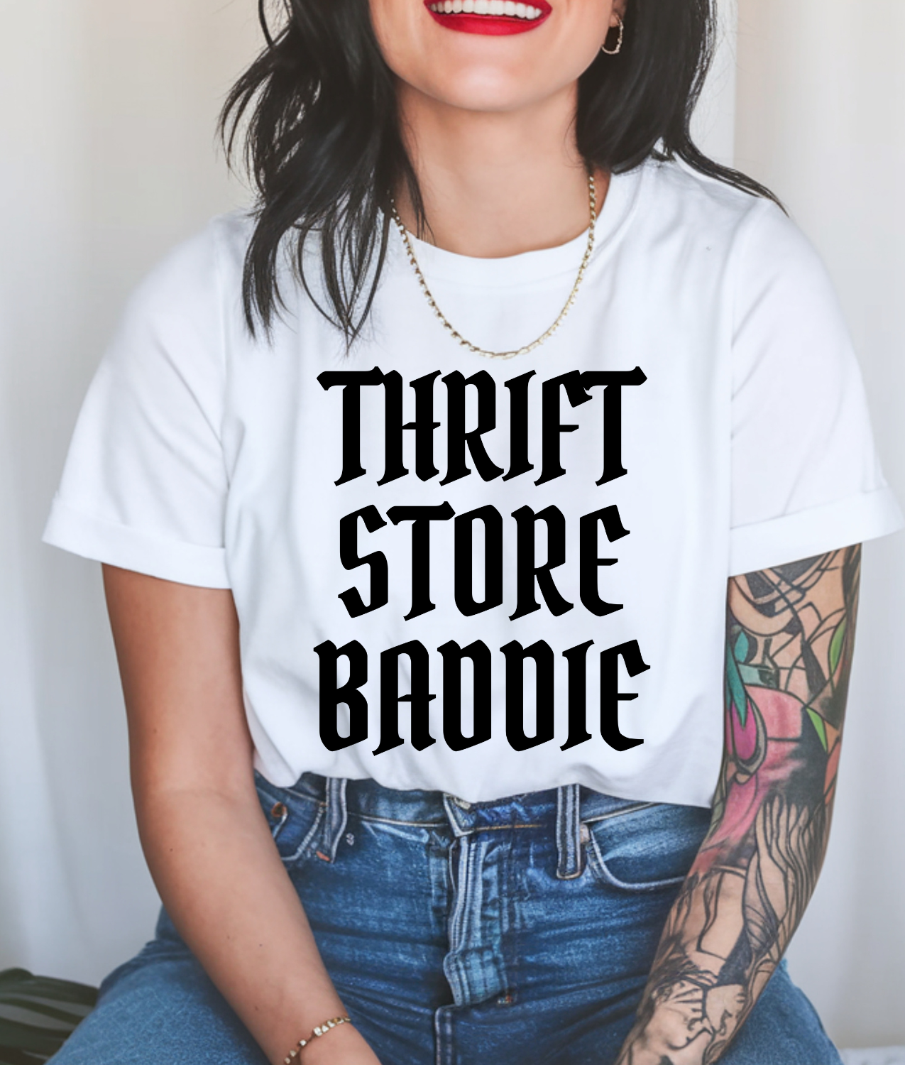 Thrift Store Baddie DTF Transfer