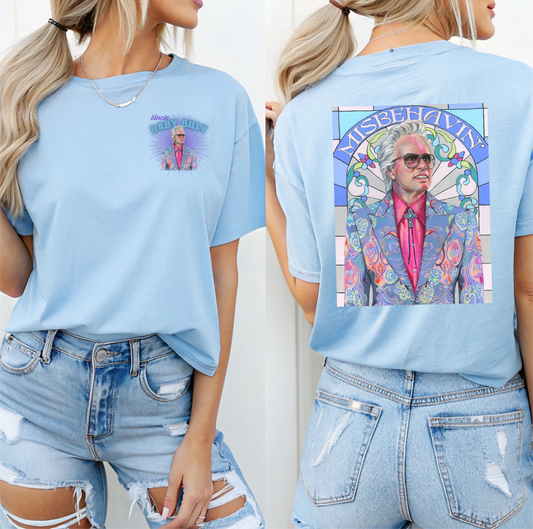 Uncle Baby Billy Misbehavin DTF Transfer POCKET INCLUDED