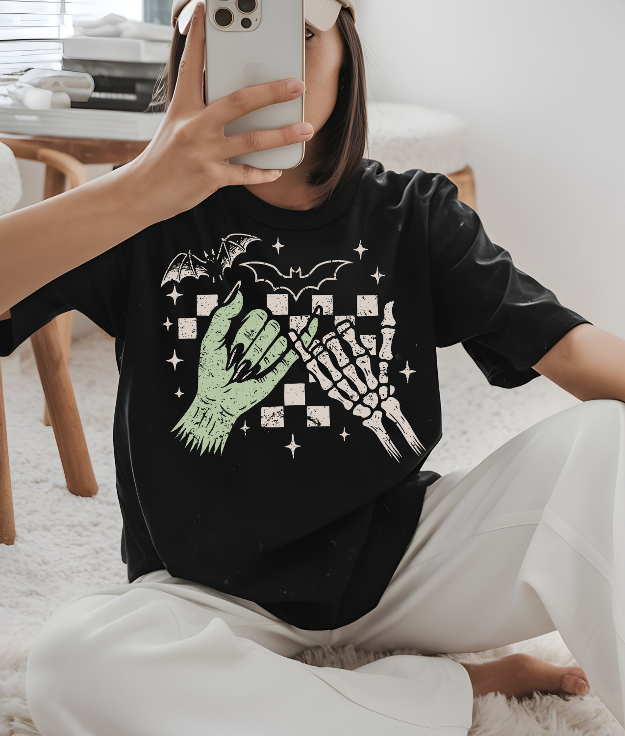 Vibin With My Demons Hands DTF Transfer