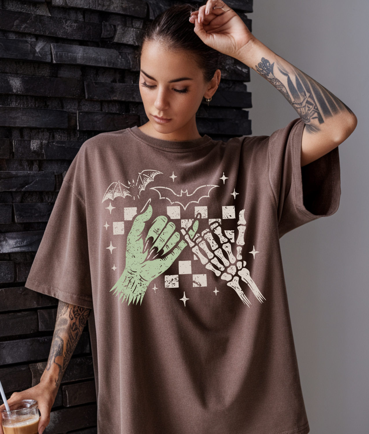 Vibin With My Demons Hands DTF Transfer