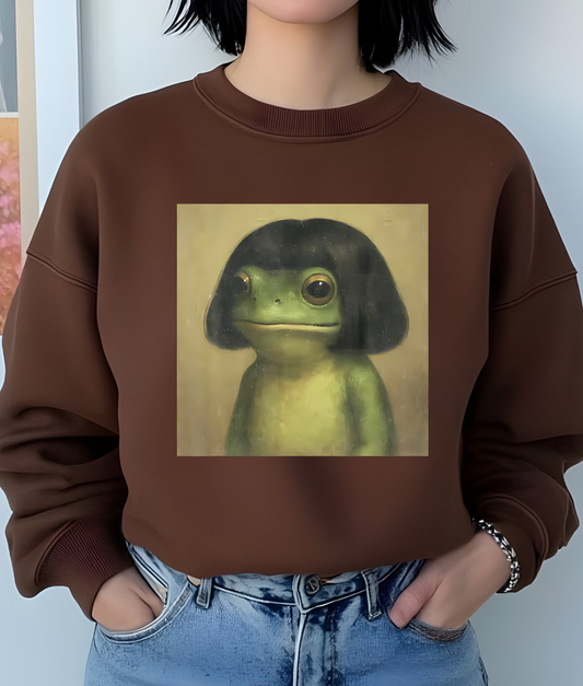 Vintage Frog with Bob DTF Transfer