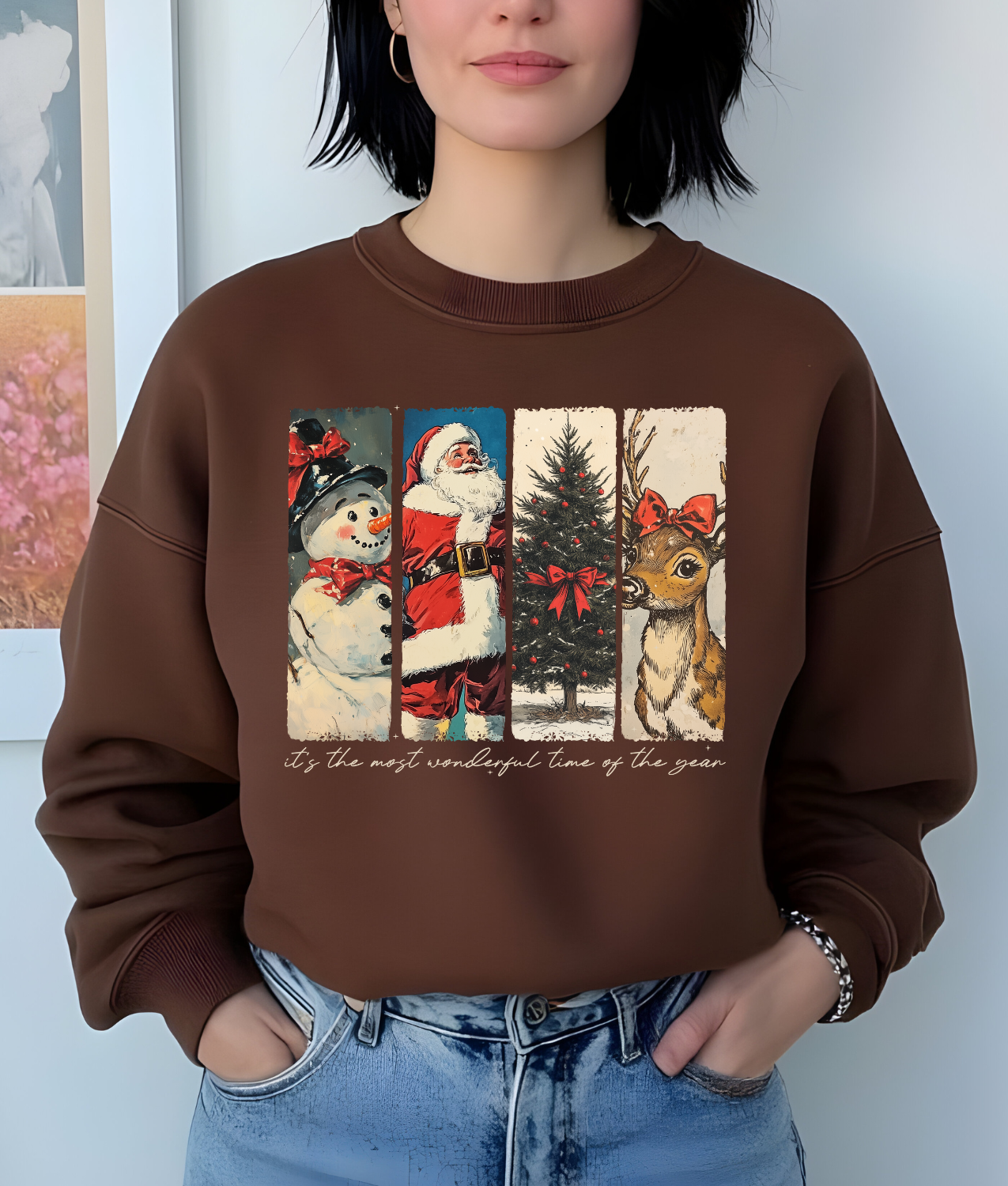 Vintage Most Wonderful Time of the Year DTF Transfer