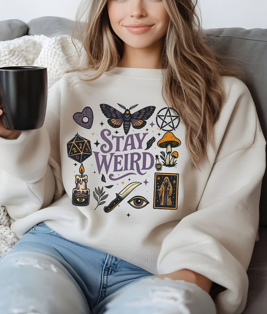 Witchy Stay Weird DTF Transfer