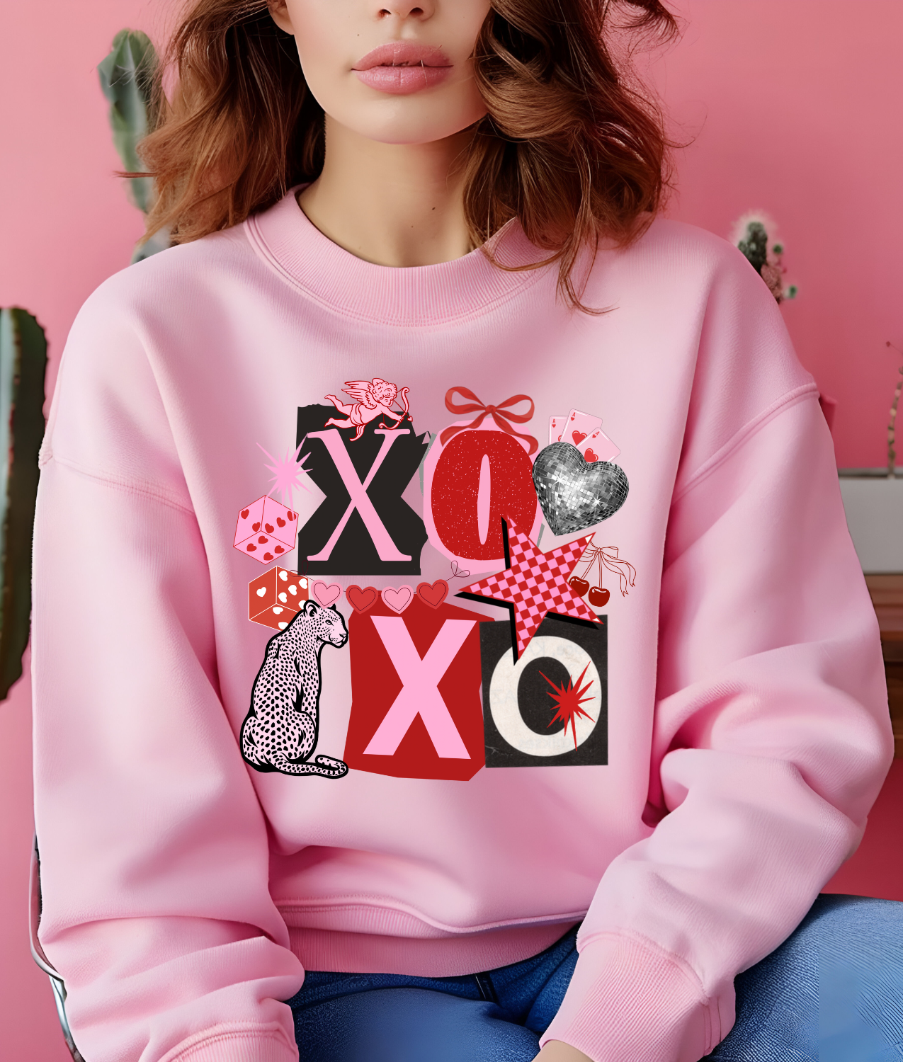 XOXO Collage DTF Transfer
